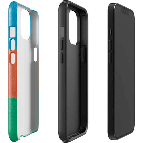 Azerbaijan Flag Distressed iPhone 15 Impact Case